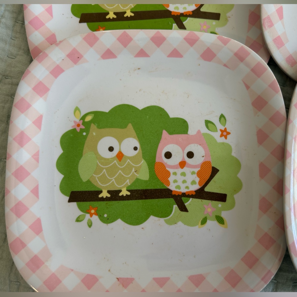 Circo kids melamine plates, set of 5. - Picture 3 of 8